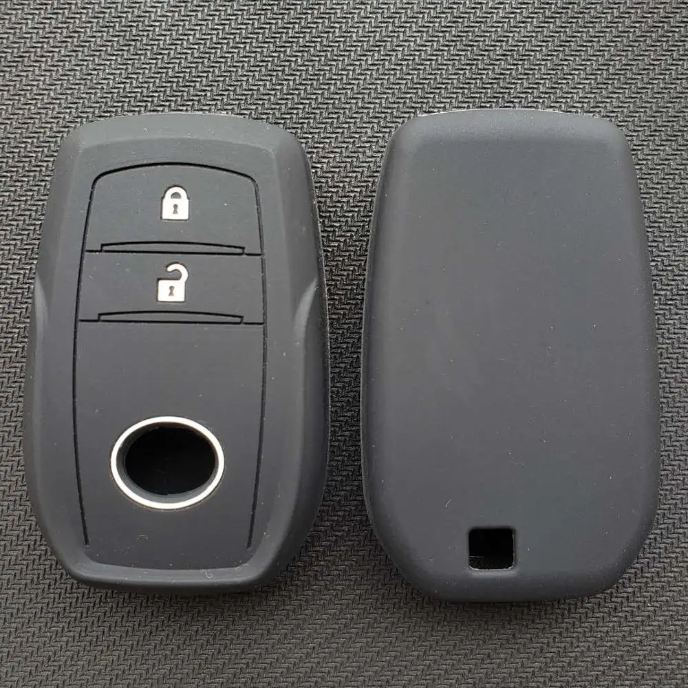 Силиконовый аксессуар для Toyota Smart Remote Holder Cover Zelas Innova Hilux Fortuner Camry Corolla Cruiser Prado 2