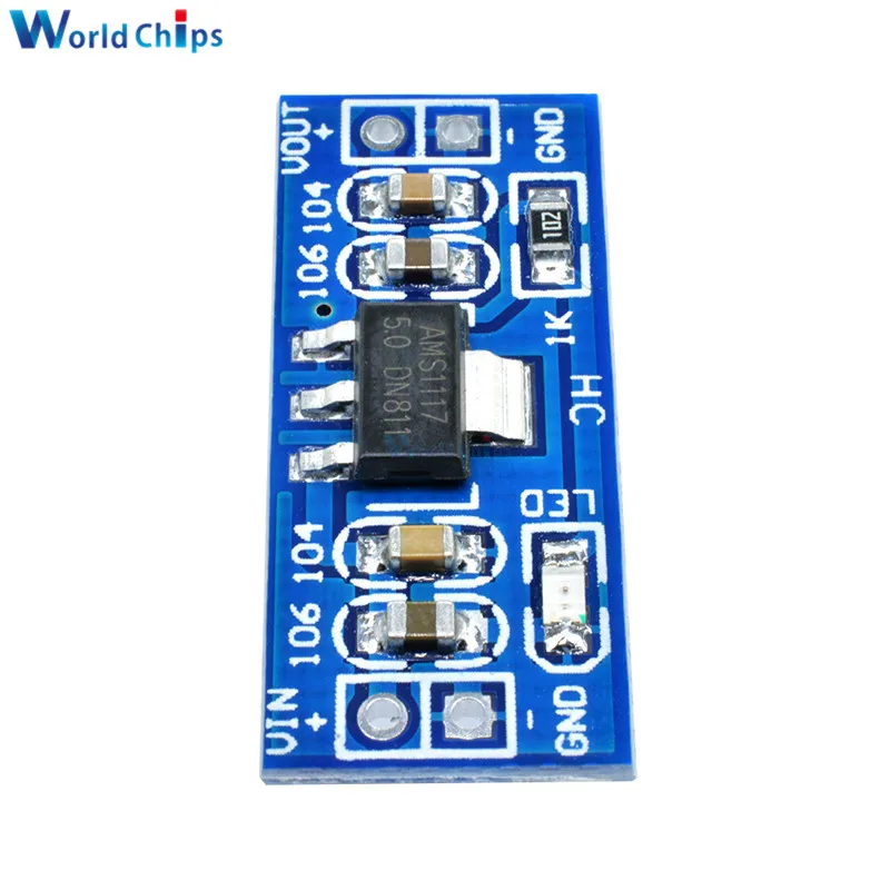 10 шт. Стандартный от 6 0 В-12 в до 5 В Φ модуль источника питания для Arduino Raspberry Pi PCB Board |