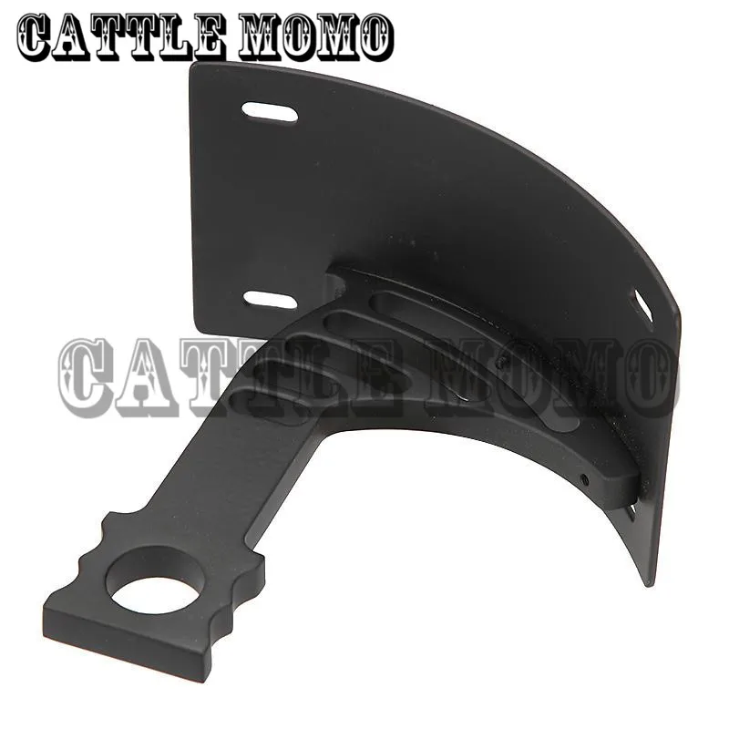 Black Curved Rear Vertical License Plate Frame Mount Tag CNC Billet Aluminum For Honda CBR 600RR 2005 06 07-12 1000RR 2004-2013 |