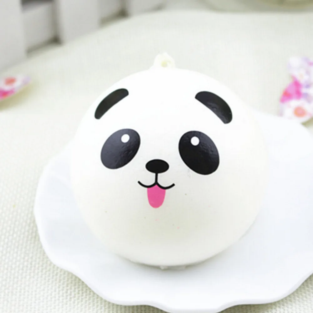 Мягкие кавайные булочки в форме панды кулон виде хлеба сжимаемые амулеты хлебные