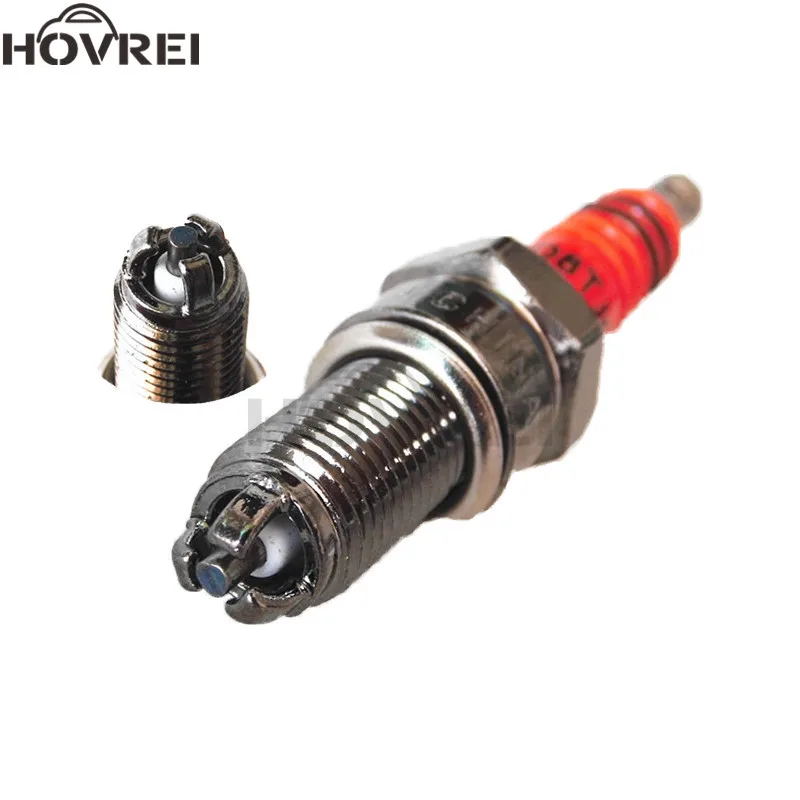 Свеча зажигания для мотоцикла 2 шт. D8TC питбайка квадроцикла мопеда багги скутера 3