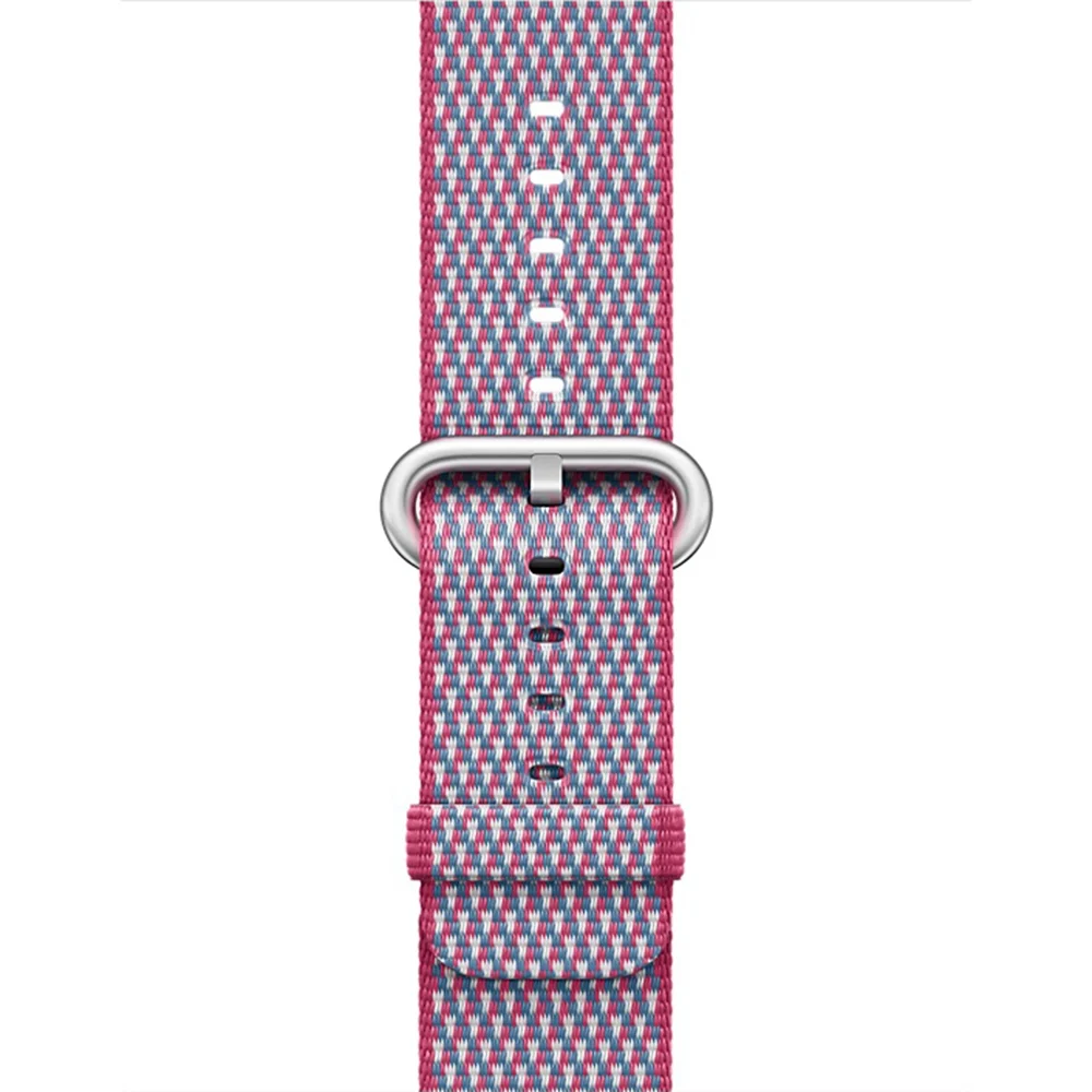 Berry Check URVOI тканый нейлоновый ремешок для apple watch серии 3 2 1 прочный ремешок для iwatch удобная ткань-как чувствовать себя Новая серия - Цвет ремешка: Berry Check