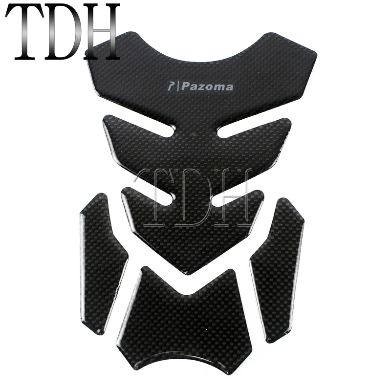 

Black Carbon Fiber Motorcycle Oil Gas Tank Sticker Decal Fuel Tank Pad Protector Sticker Racing Bike Universal for Honda BMW
