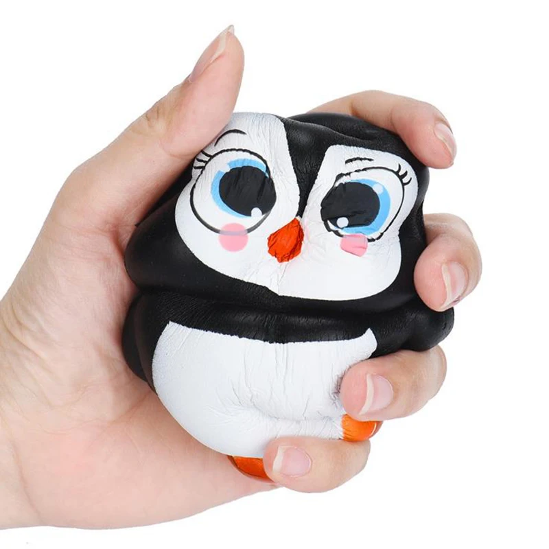 Jumbo Kawaii с рисунком пингвина для девочек мягкие ремни крем Ароматические медленно