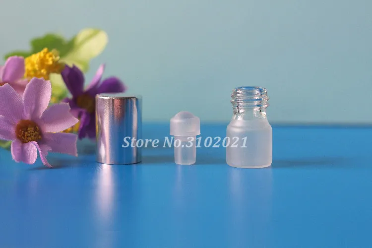 1 мл пустые с тусклой полировкой Стекло духи на бутылках шариковая мини средства