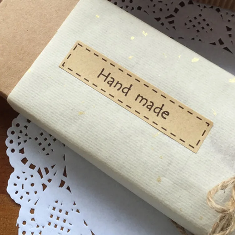 120 шт. наклейки ручной работы в горошек для упаковки тортов | Канцтовары офиса и