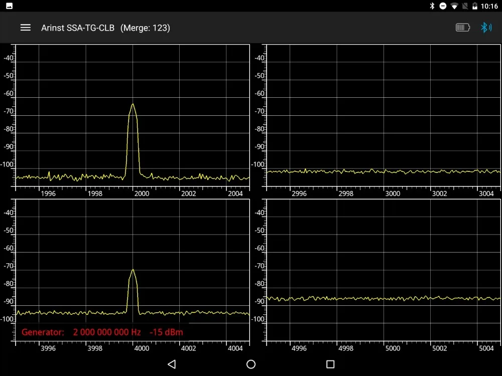 Портативный радиочастотный анализатор спектра Arinst Spectrum Explorer SSA-TG R2 с отслеживающим генератором 6,2 ГГц