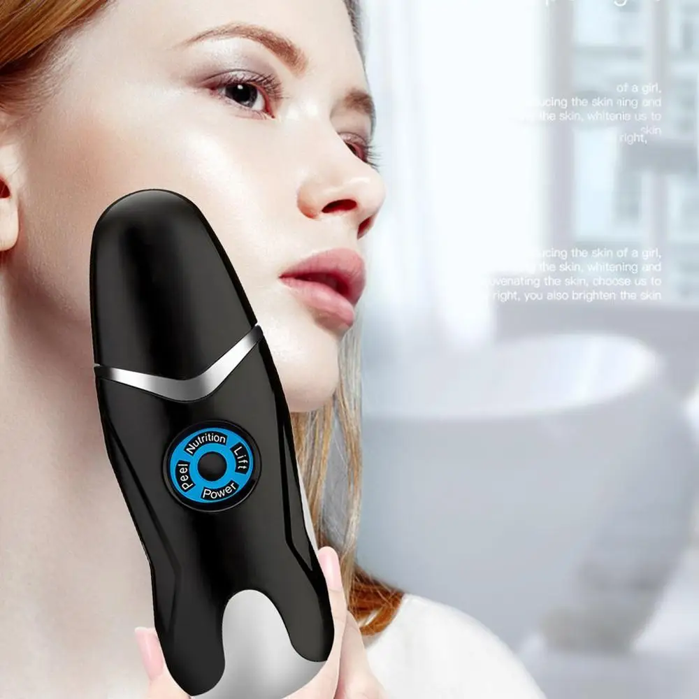 Ультразвуковой USB скребок для кожи Портативный вибрационный ионный устройство