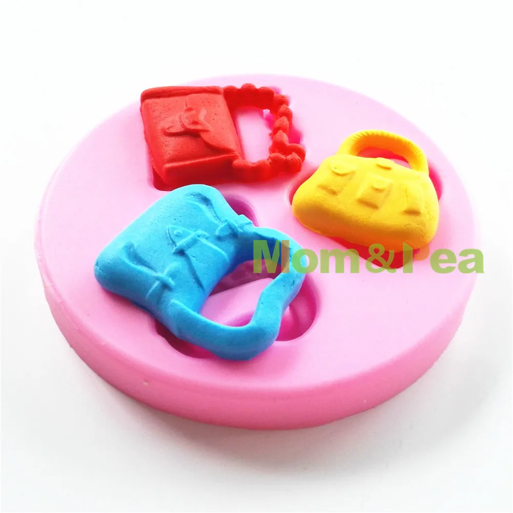 Силиконовая форма Mom &amp Pea в форме сумочки 0746 г. Бесплатная доставка украшение для