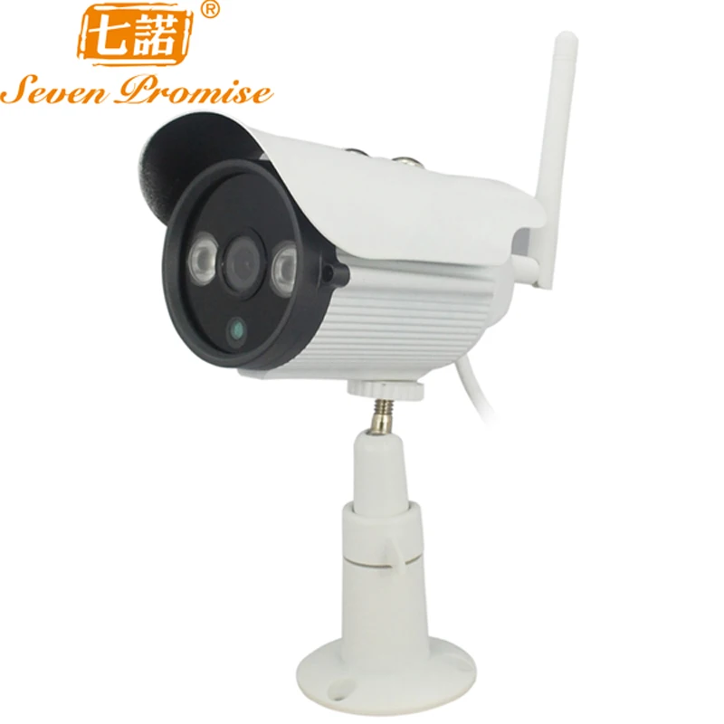 Wi Fi 1.0mp 720 P Пуля IP Камера Открытый P2P Onvif 2.0 видеонаблюдения Белый веб камера
