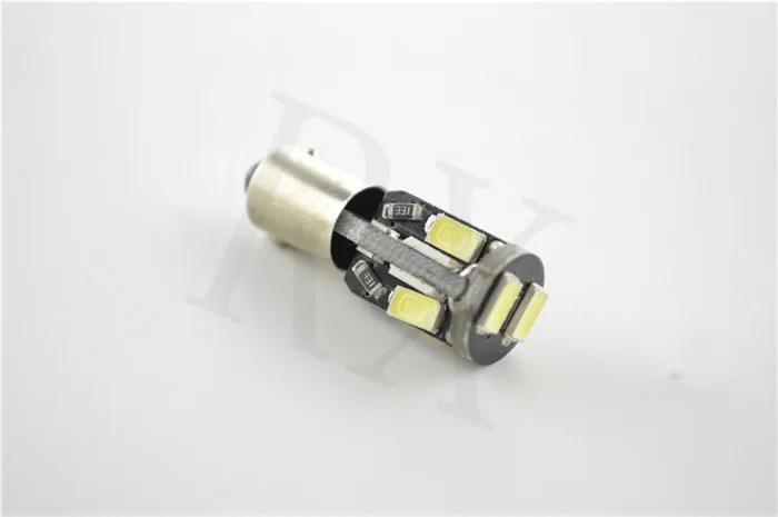 2 шт. высокое Мощность BA9S BAX9S BAY9S 5730 с can-bus T4W H6W H21W W5W 10SMD светодиодный поворотники без ошибок Фары заднего хода белый 12 V
