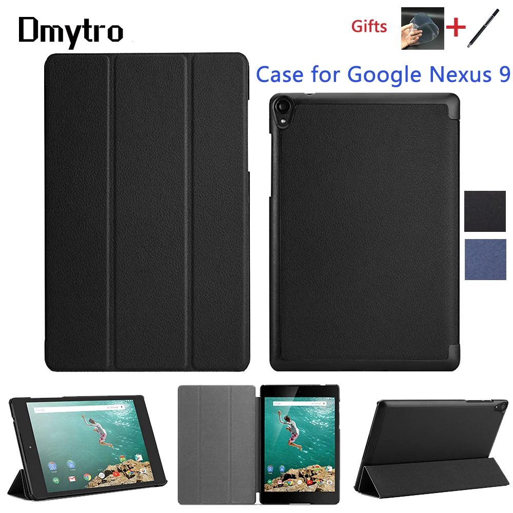 Dmytro Protective Cover For Google Nexus 9 8.9inch ultra slim Luxury smart Flip Leather Stand Cover Case with Auto Sleep/Wake