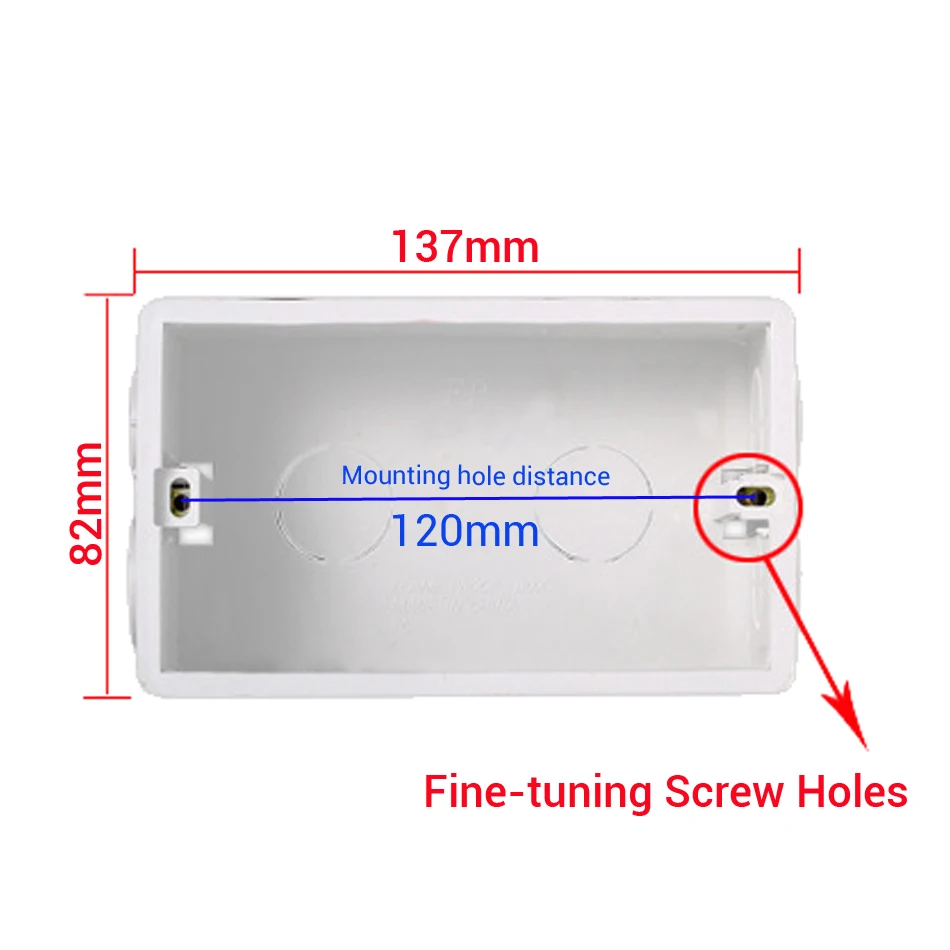 Новая распределительная коробка для монтажа в стену внутренняя кассета белая