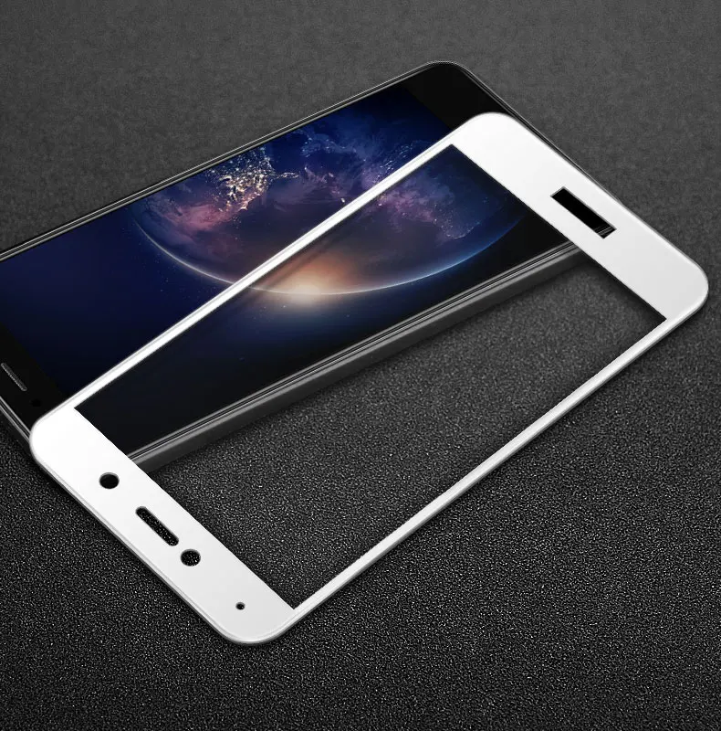 3D закаленное стекло для Huawei Y7 Полное покрытие экрана Взрывозащищенная защитная
