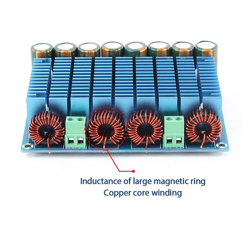 Двухканальная плата цифрового усилителя звука TDA8954TH Class D высокой мощности 420 Вт x 2