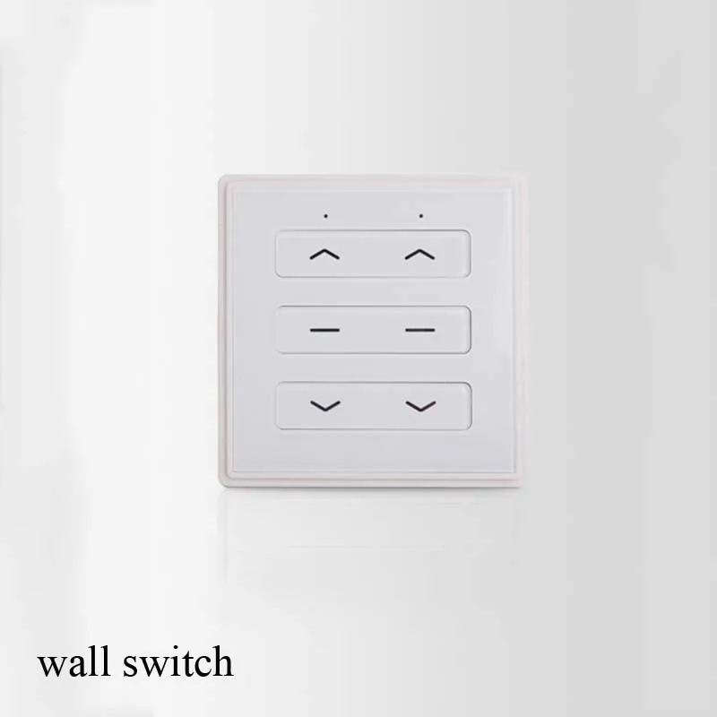 wall switch Пульт дистанционного управления настенный выключатель панели солнечных батарей электрические рулонные шторы аксессуары - Цвет: wall switch