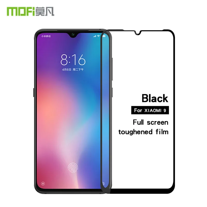 MOFI 9 H Защитная пленка для экрана из закаленного стекла для защиты от взрыва пленка для полного покрытия для Xiao mi 9 mi 9 Защитное прозрачное стекло