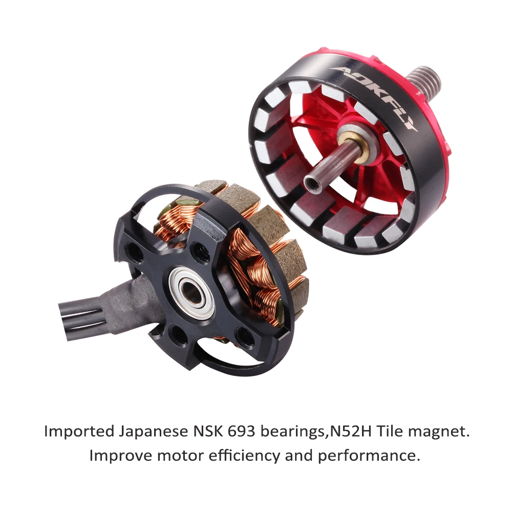 2205 мотор FR серии 2205 Pro бесщеточный мотор 2450KV/2650 черный/красный для мультикоптера QAV с видом от первого лица Квадрокоптер Дрон для гонок модельная игрушка-машинка на радиоуправлении 4 шт./упак