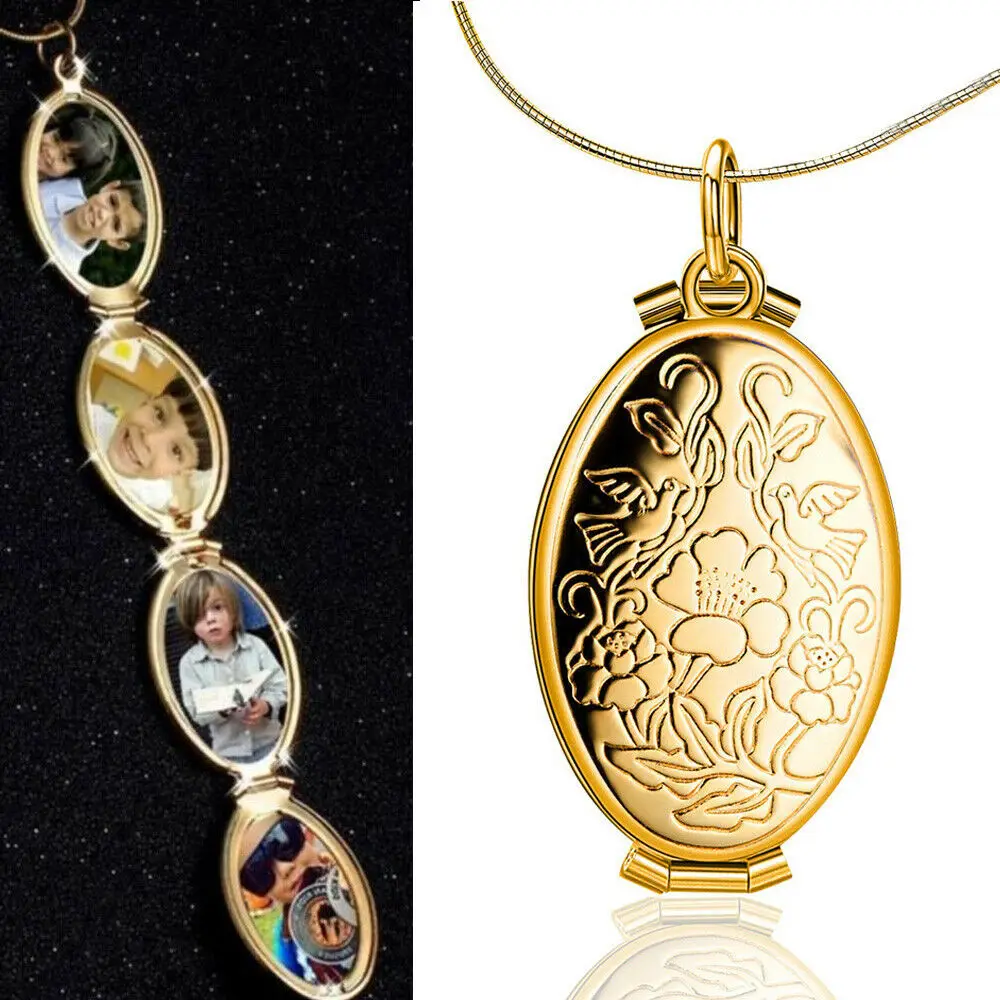 Цепочка с подвеской 4 фотографиями для мужчин и женщин|Подвески| |