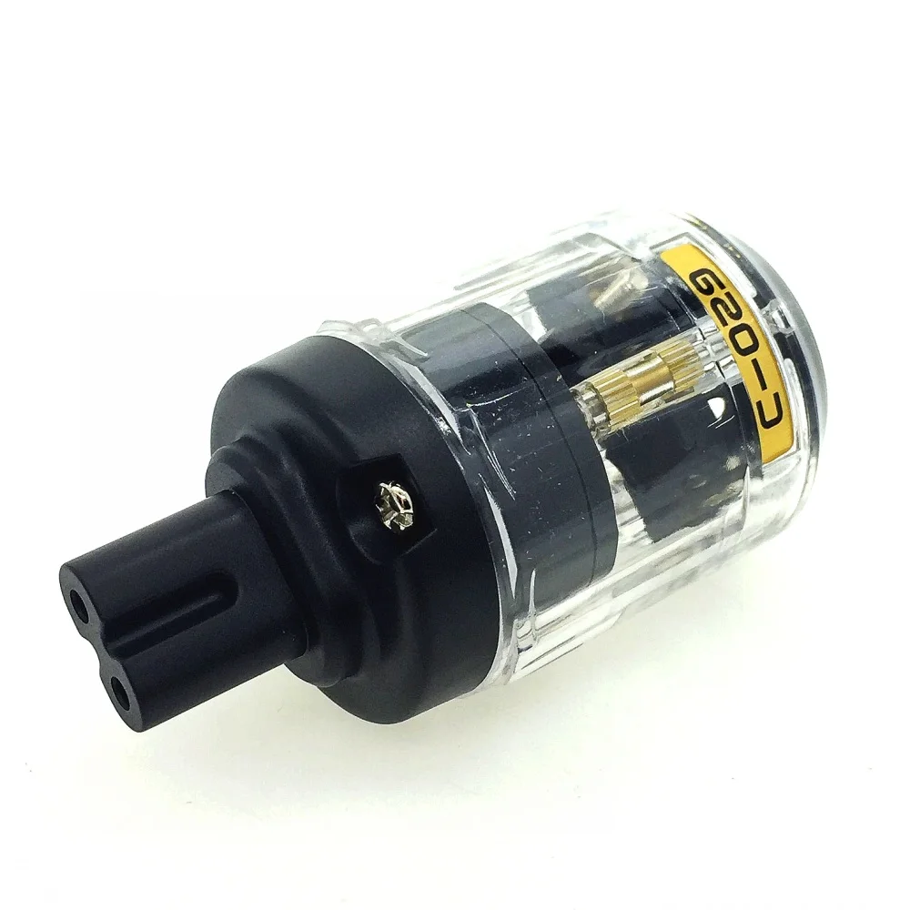 C-029 Gold Plated Oyaide C-079/C-037/C-029/C-046/C-004/8 IEC C7 сетевой разъем питания с родиевым покрытием/позолоченный медный разъем - Цвет: C-029 Gold Plated