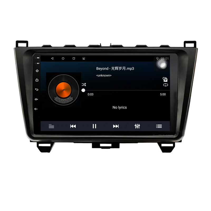 Четырехъядерный Android 9 1 1G RAM автомобильный радиоприемник для mazda 6 2008-2011 с GPS