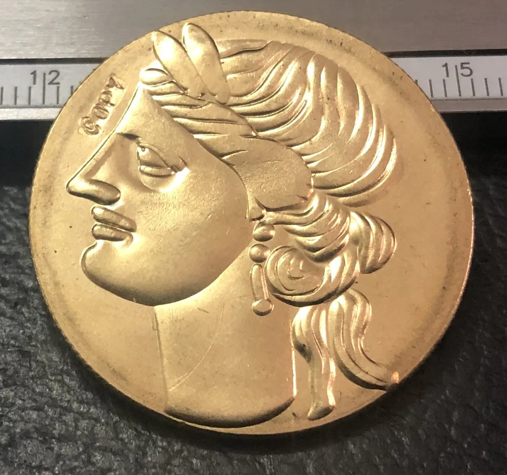 Копия монеты Trishekel 221BC 202BC (Zeugitana)|Безвалютные монеты| |