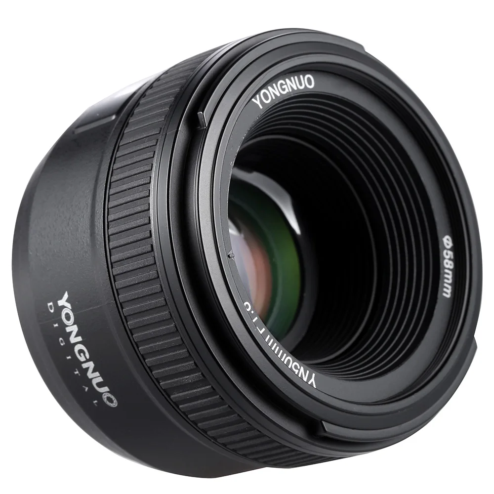 Yongnuo объектив для nikon YN50MM F/1 8 большой АФ апертура Авто Фокус YN 50 мм Nikon DSLR камеры как
