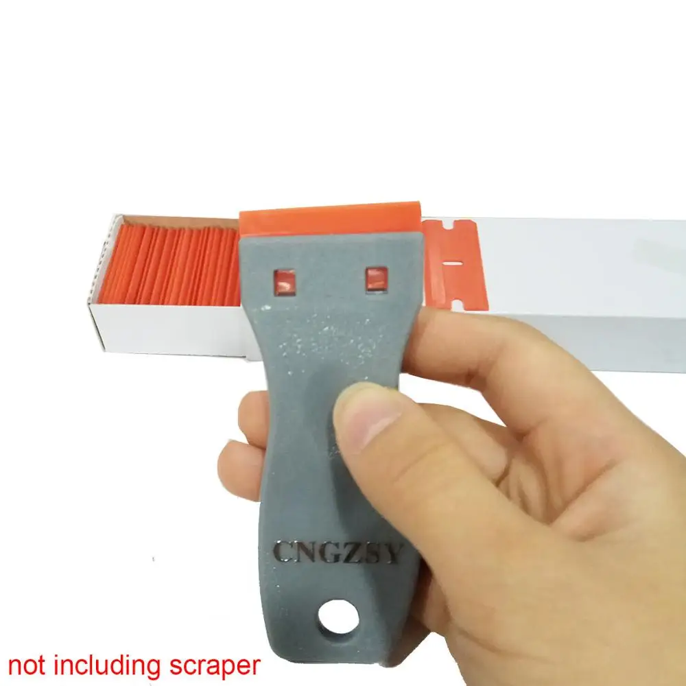 2 шт винил автомобиля Обёрточная бумага бритвы скрепер 100 Пластик Double Edge