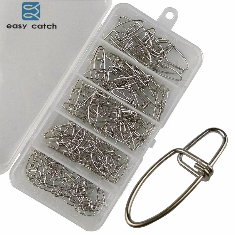 Easy Catch 155 шт./компл. страховочные защелки для рыбалки контактный разъем рыболовный
