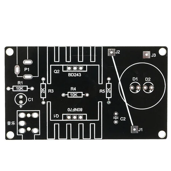 LEORY DC 15-24 V 2A электронная Беспроводная передача мини Музыка ForTesla катушка