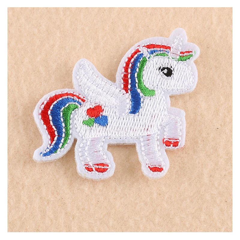 1 шт. милые нашивки в форме единорога с изображением лошади из мультфильма утюжок