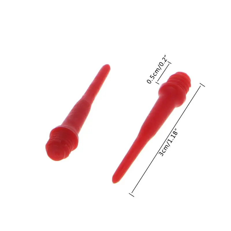 

80pcs 25mm Professional Dart Soft Tip 2BA Nylon Electronic Dart Tip Point Needle