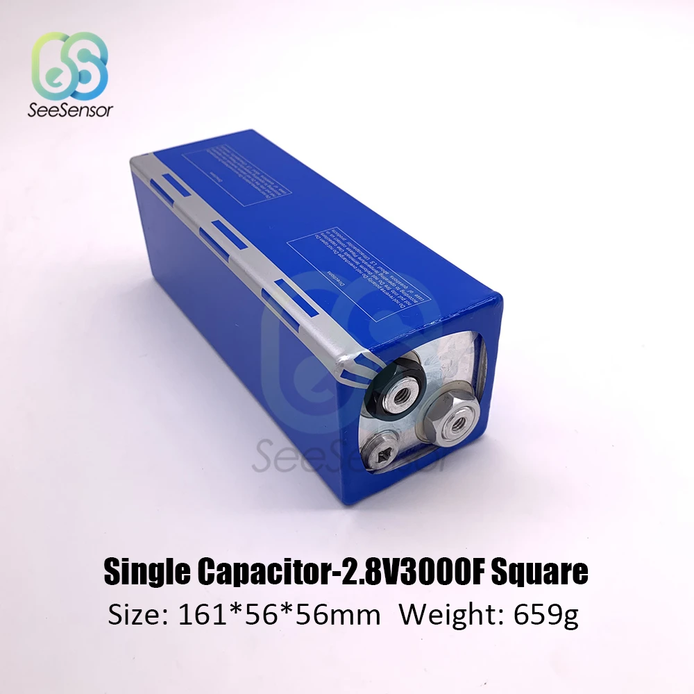 Конденсатор супер фарад 2 8 В 3000F 161*56*56 мм |