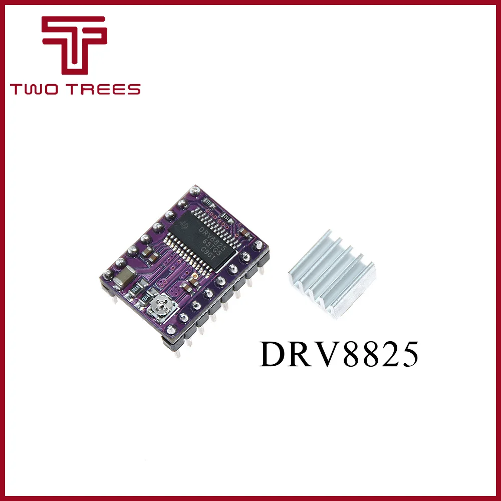 5 шт. 3d принтер StepStick DRV 8825 DRV8825 шаговый двигатель драйвер модуль Перевозчик Reprap 4-слойный 4 слоя PCB RAMPS 1,4+ радиатор