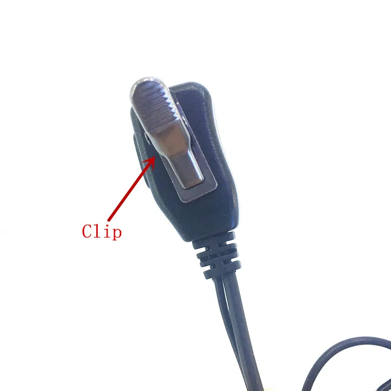 Honghuismart наушники K разъем 2 контакта зажим PTT для kenwood baofeng tyt quansheng puxing tonfa weierwei и т. д.