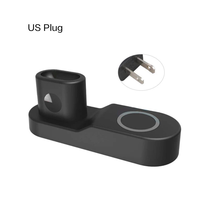 Быстрое беспроводное зарядное устройство Max XR X 8 Plus 10 Apple Watch 3 2 индукционная