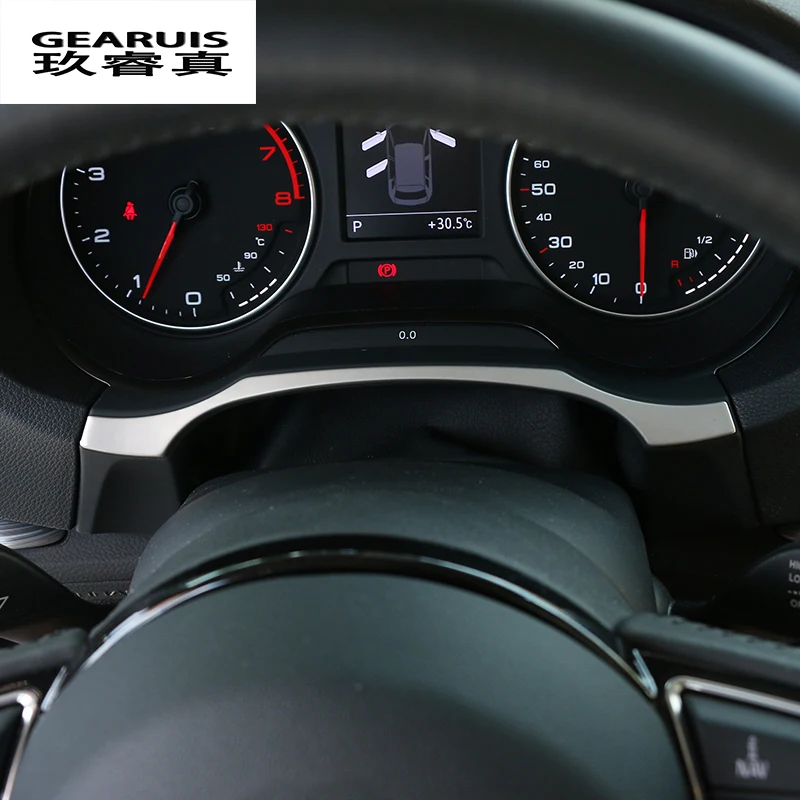 Стайлинг автомобиля Отделка приборной панели кольцо украшение рамка черная