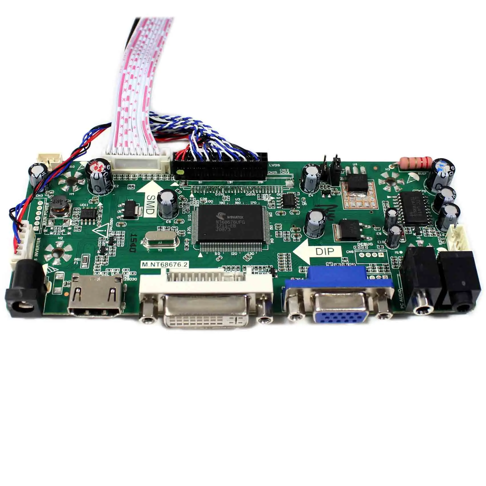 Плата контроллера аудиосигнала HD MI VGA DV M. Nt6867617.3 дюйма LP173WD1 B173RW01 LTN173KT01 1600x900