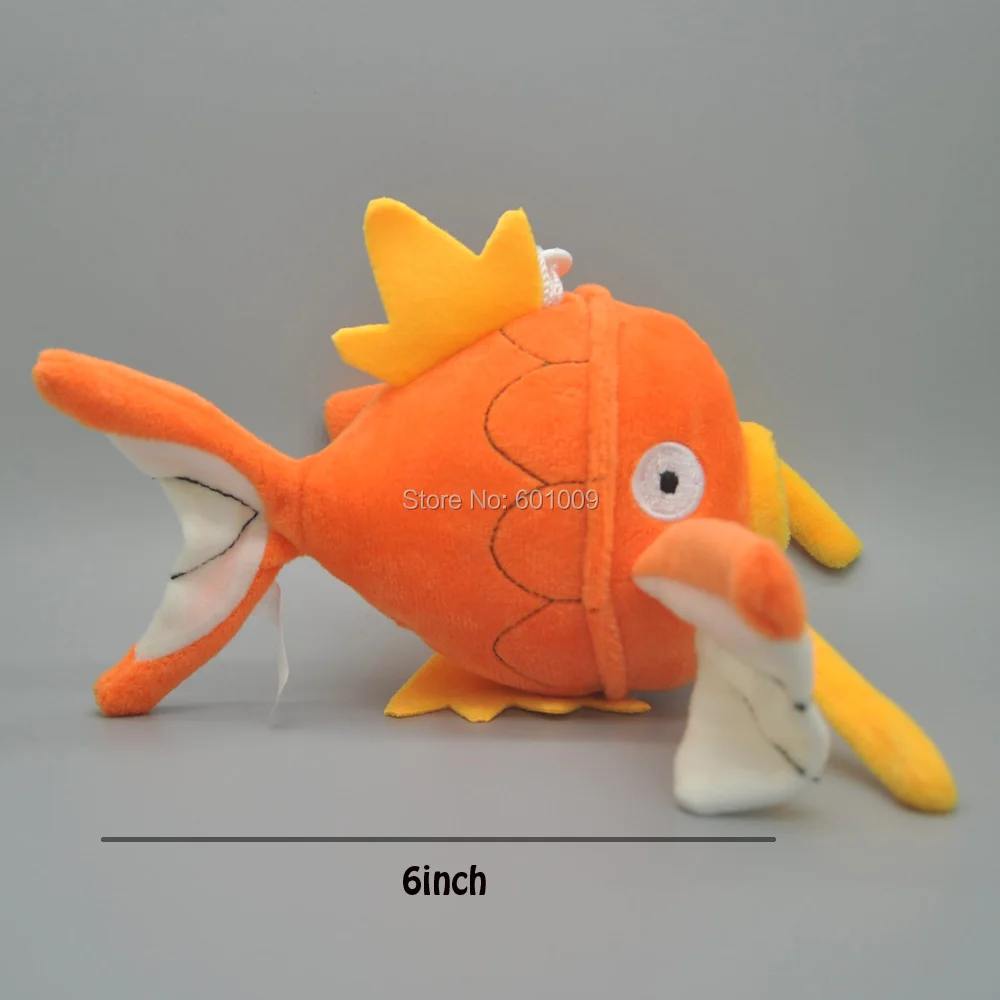 Новинка плюшевая кукла Magikarp 6 дюймов мягкий брелок с мультяшным аниме для детей