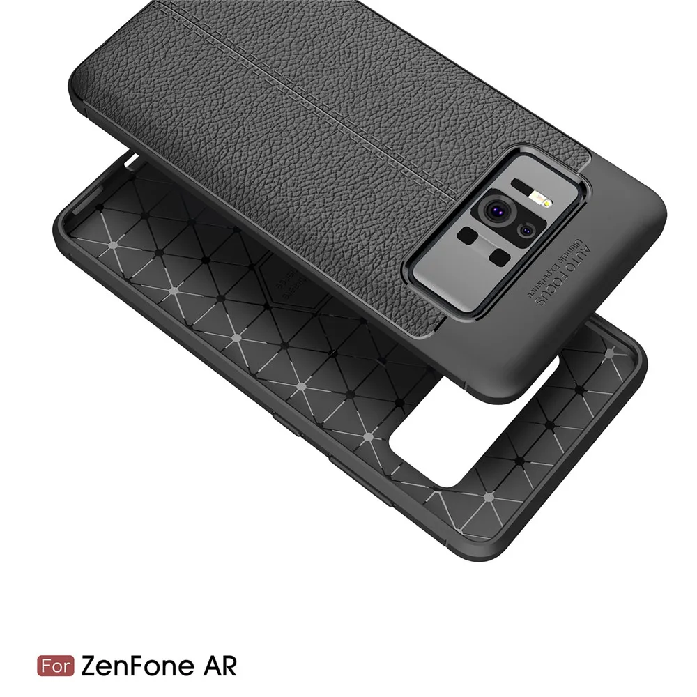 Для ASUS ZenFone AR ZS571KL мягкий матовый чехол с текстурой личи для |