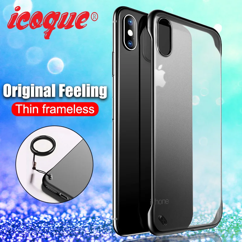 Прозрачный чехол кольцо для iPhone 7 6 S 8 Plus бампер plus Coque телефона Funda XR X XS Max 6s|Бамперы|
