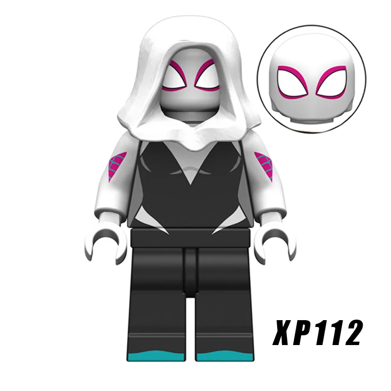 XP112 Супер герои Marvel Мстители Mysterio Ultimate Человек-паук Нуар гвеном строительные блоки фигурки из блоков, игрушки для детей KT1027 - Цвет: XP112