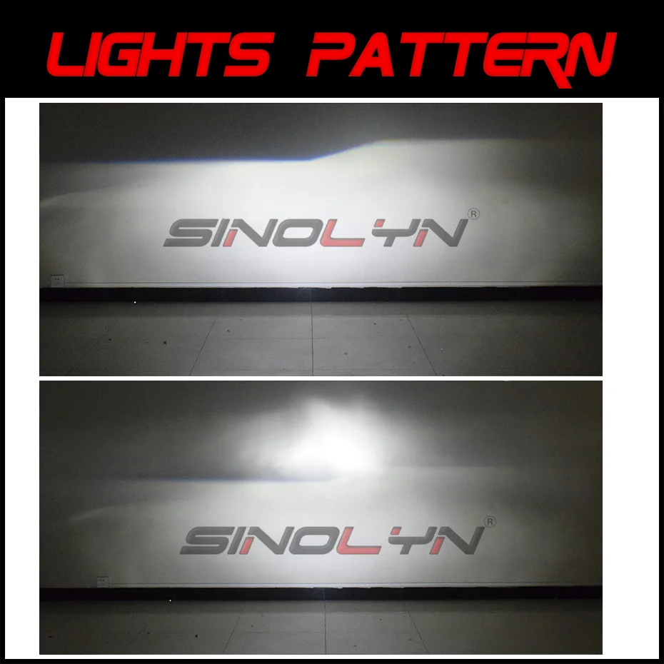 Sinolyn Bi led Lens LED H4 9003 проектор головной светильник линзы мини 1 5 'ླྀW 5000K Тюнинг