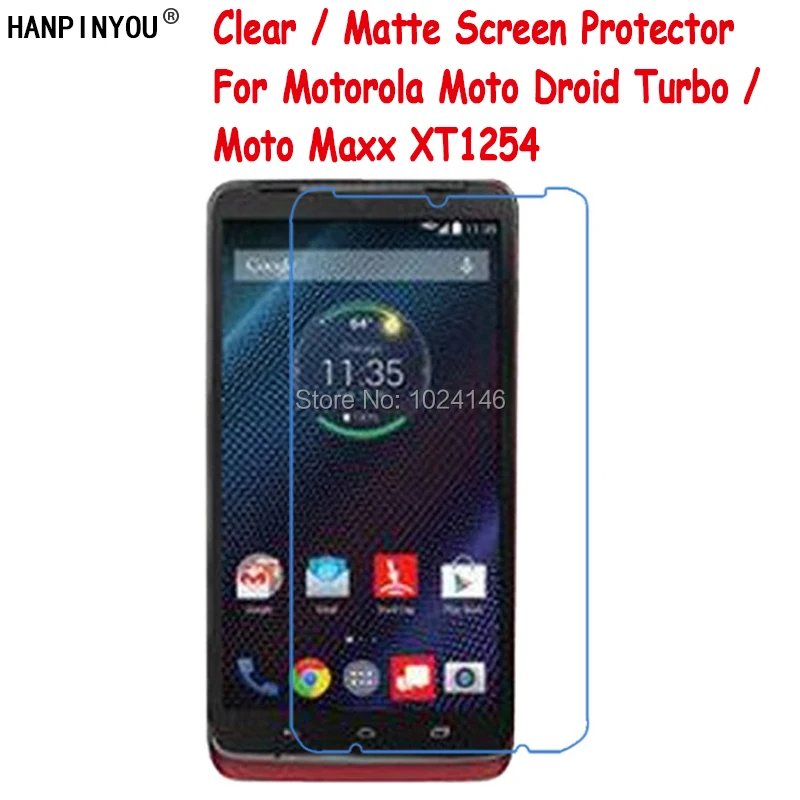 HD Прозрачная/Антибликовая матовая защитная пленка для Motorola Moto Droid Turbo/Maxx XT1254 +