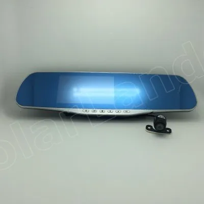 Зеркало видеорегистратор Full HD 1080P два объектива 4 3 дюйма|car rearview mirror dvr|dash camdvr full hd