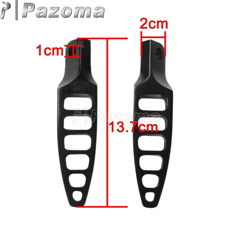 Мотоцикл Pazoma черные прямые мужские подставки для ног моторные велосипедные