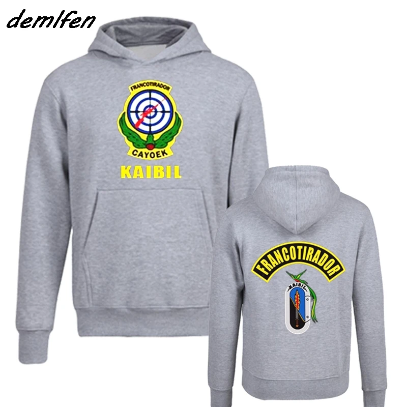 Весенне-осенняя повседневная мужская толстовка с капюшоном в стиле инпсиred Kaibiles