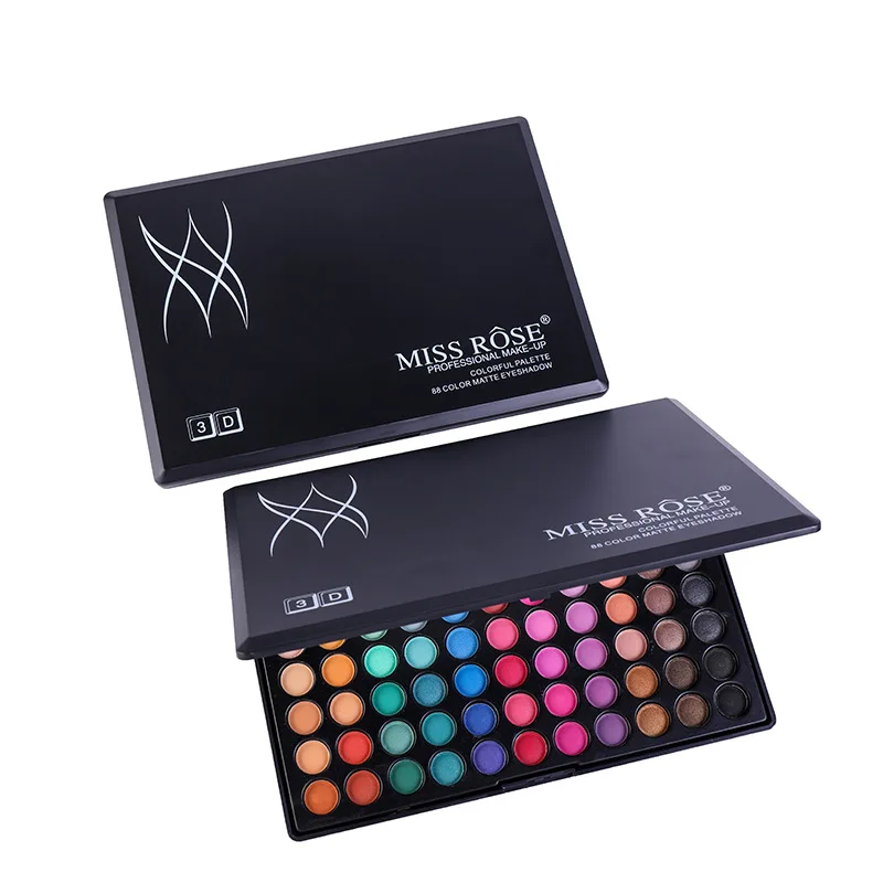 Мисс Роуз 88 матовые тени для век Группа 2 Professional Makeup Cosmetic Eye Shadow Pallete женщин