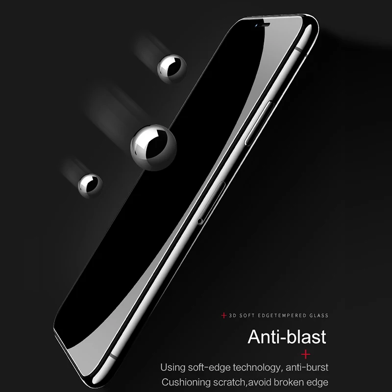 USAMS Защитная пленка для iPhone X 3D полная защита 0 33 мм закаленное стекло