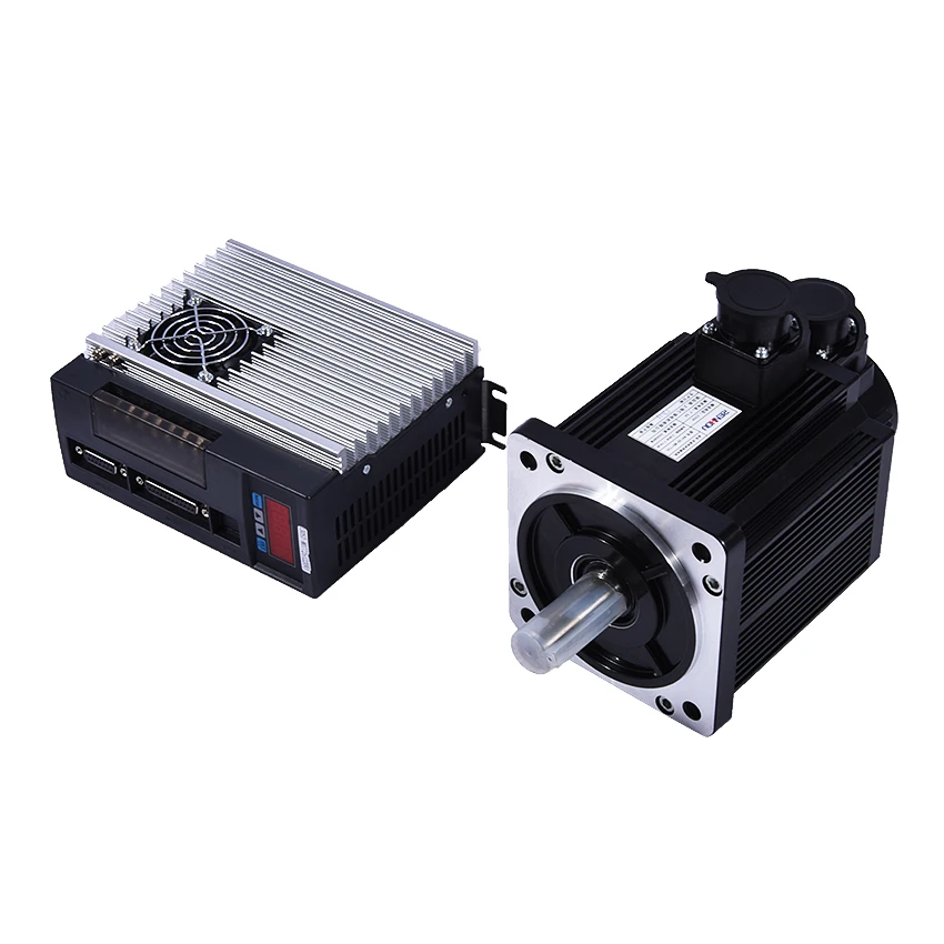 

1 set NEW 2.0KW AC Servo Motor with Driver 7.7N.M 2KW 2500rpm 130ST-M07725 AC Motor